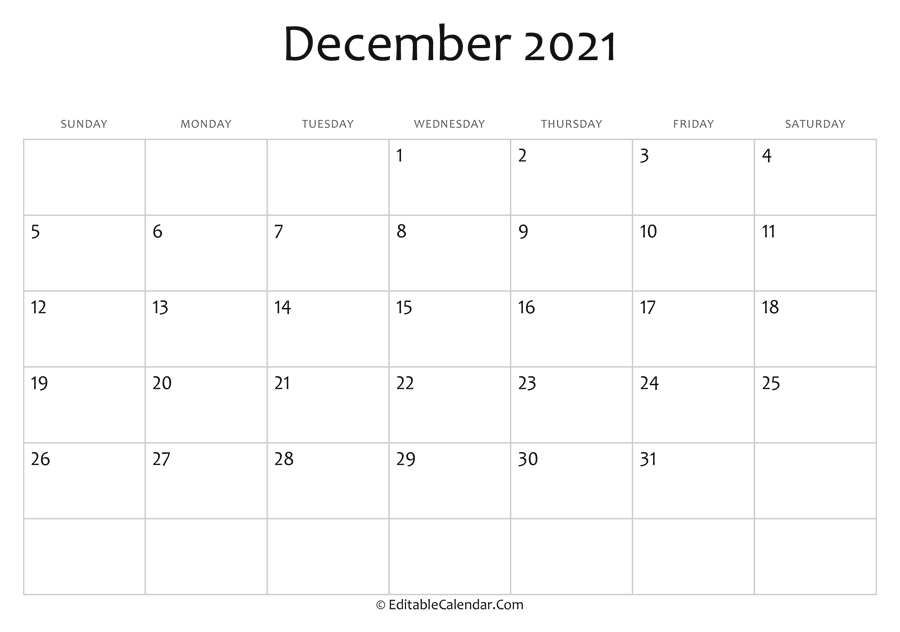 December, 2021