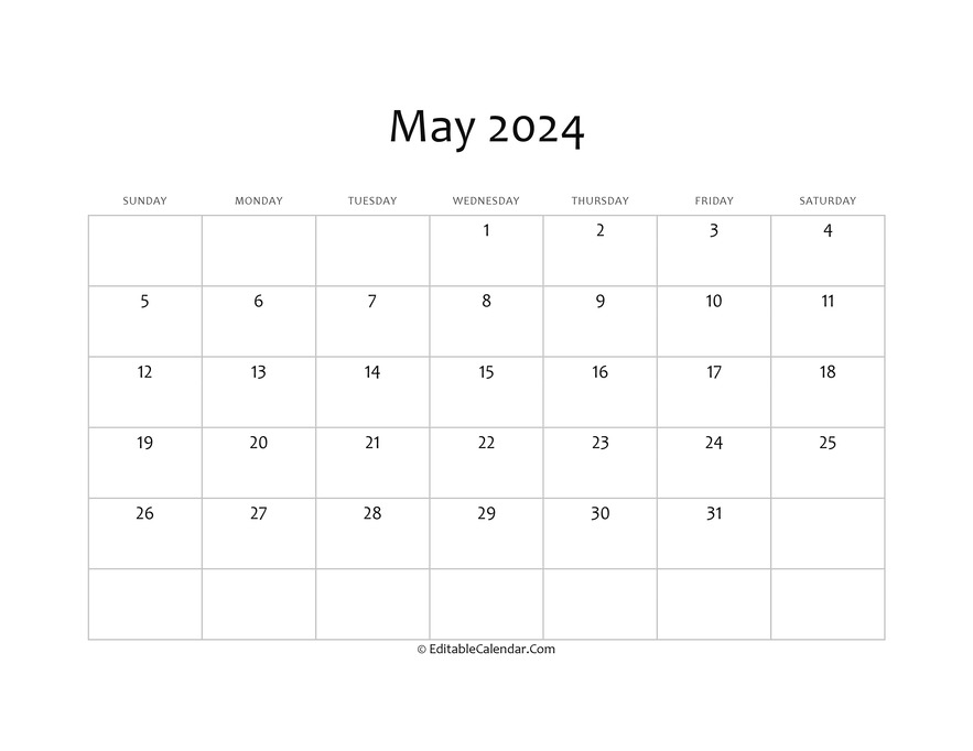blank may calendar 2024