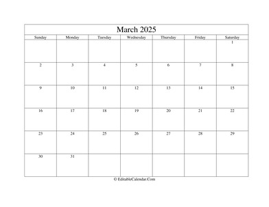 march 2025 printable calendar holidays